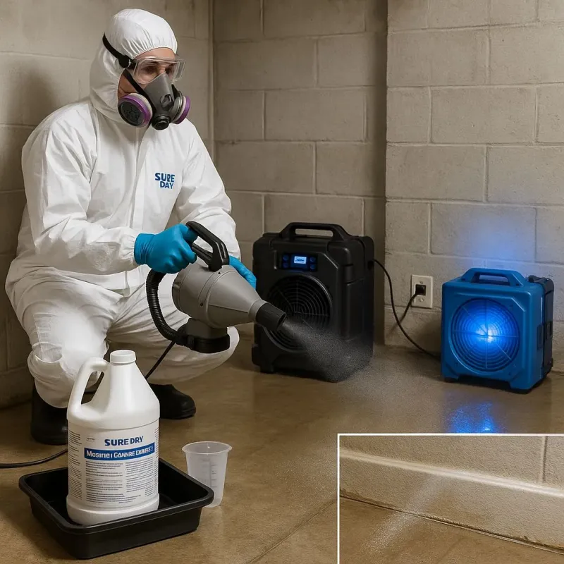 Sanitization and Odor Removal process in Laurel Bay, SC
